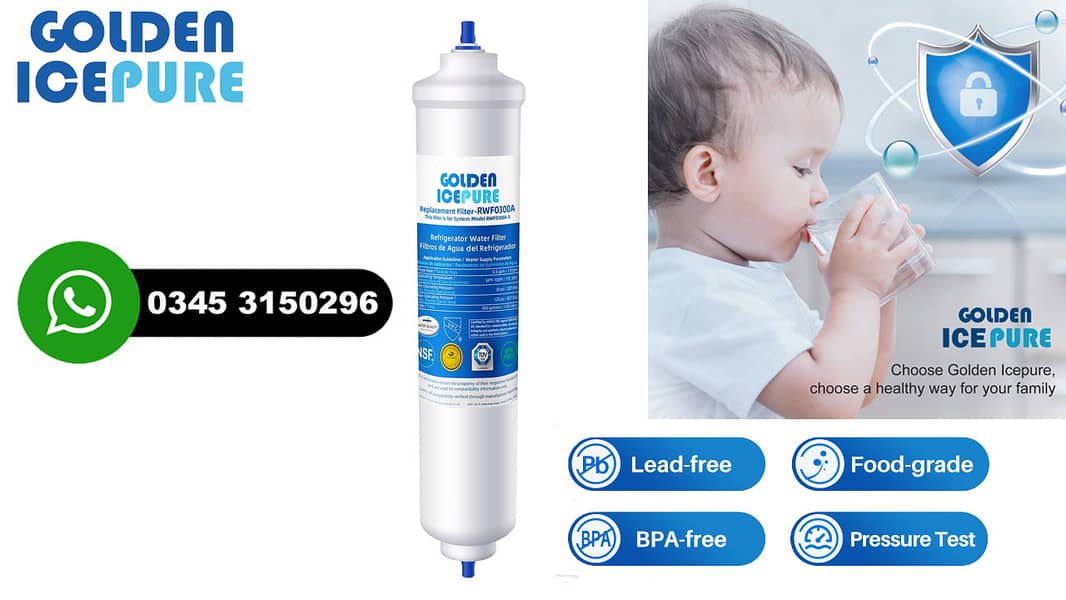 Golden Icepure RWF0300A Refrigerator Water Filter 0