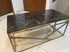 Center Table with Marble Top