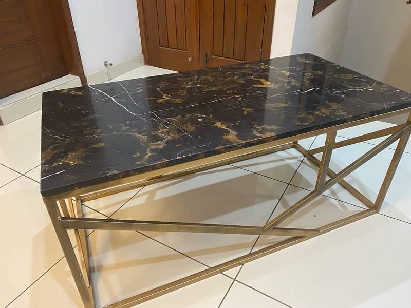 Center Table with Marble Top 0