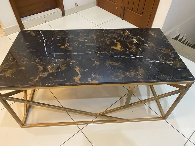 Center Table with Marble Top 1