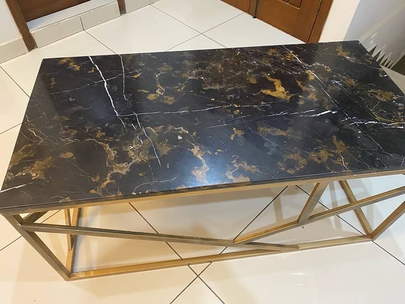 Center Table with Marble Top 3