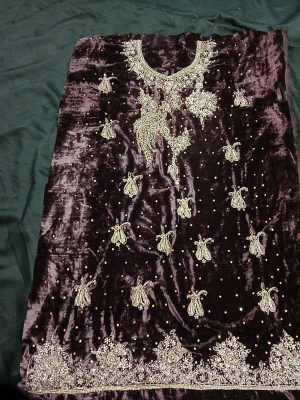 velvet fancy front shirt piece 0