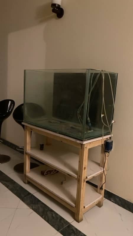 Fish Aquarium with Stand 0