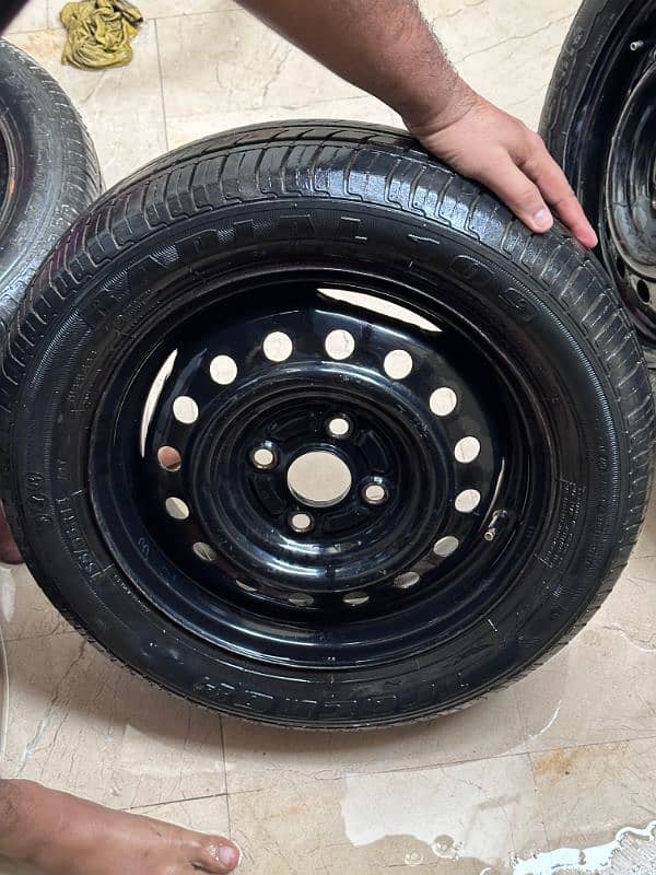 tyre for sale cultus, wagon R All japanese 660cc 6