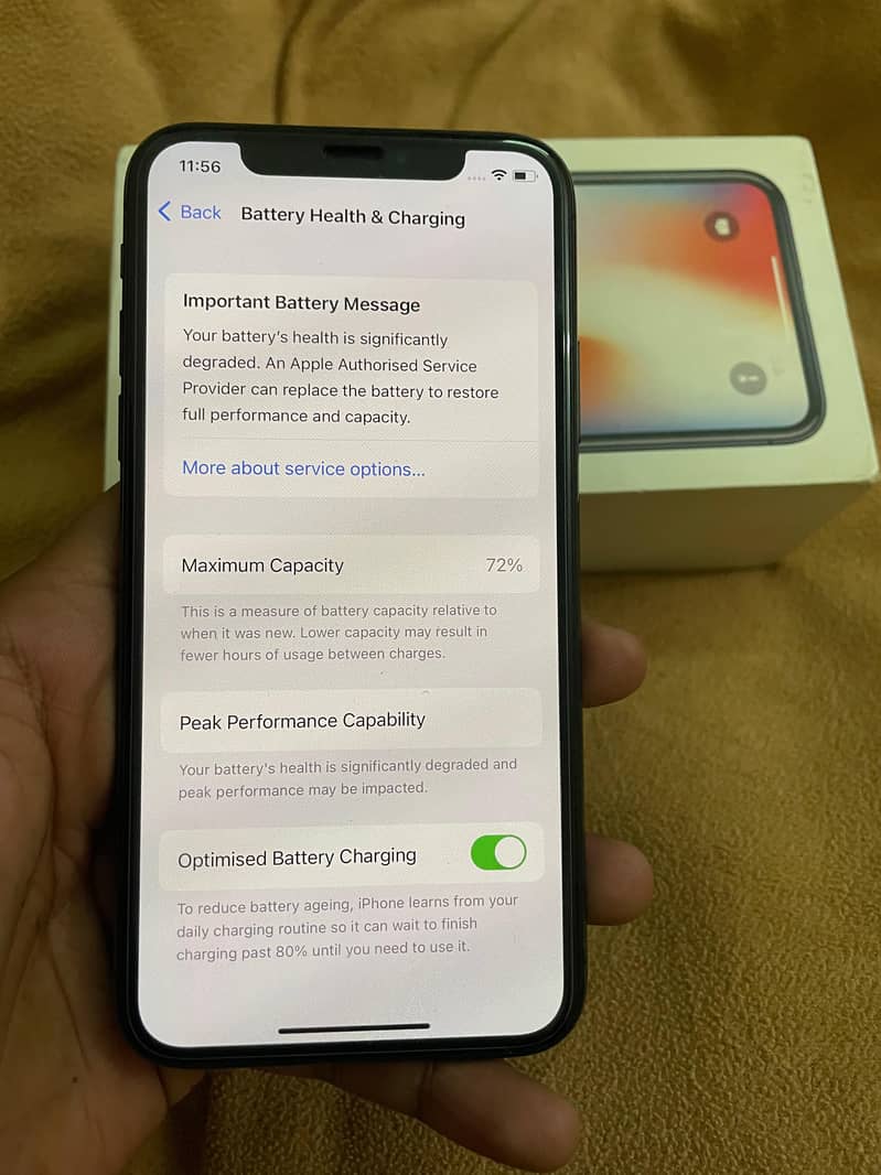 iPhone X PTA Approved Water Proof 72% Battery Health 7