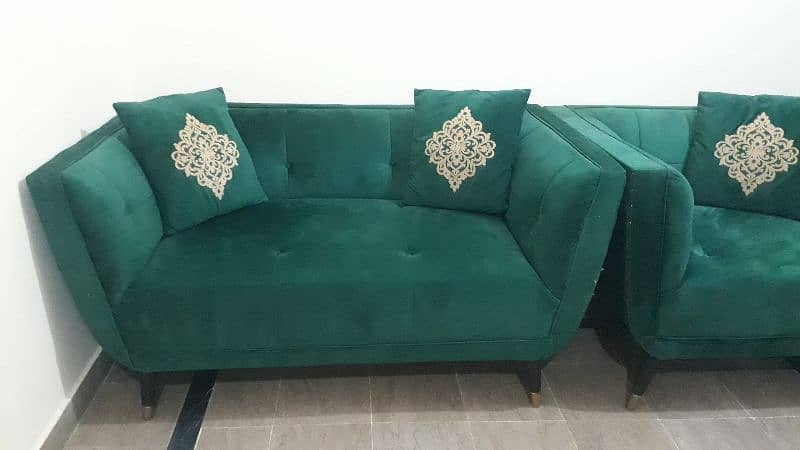 velvet sofa set  03234315250 4