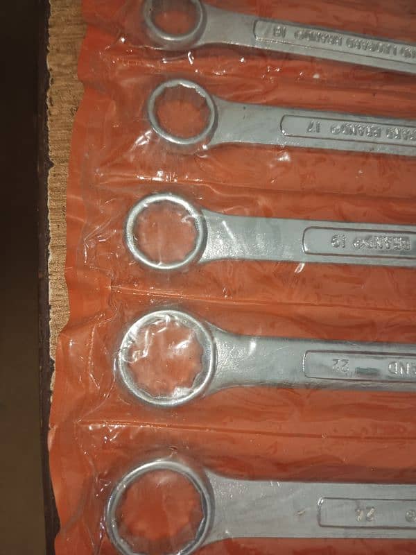 steel combination spanner set 3