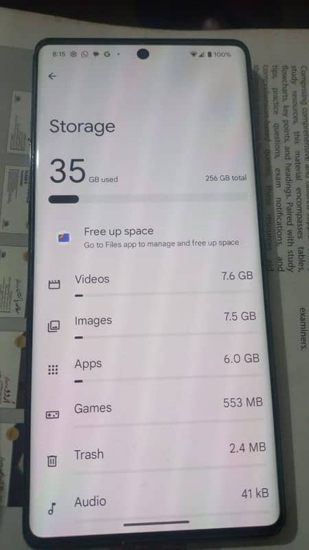 Google pixel 7pro 256GB 10/10 4