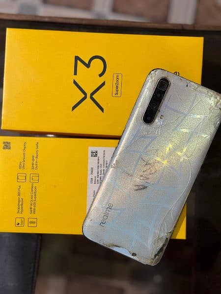 Realme X3 Superzoom complete saman RAM (12+7)gb ROM 256gb urgent sale 4