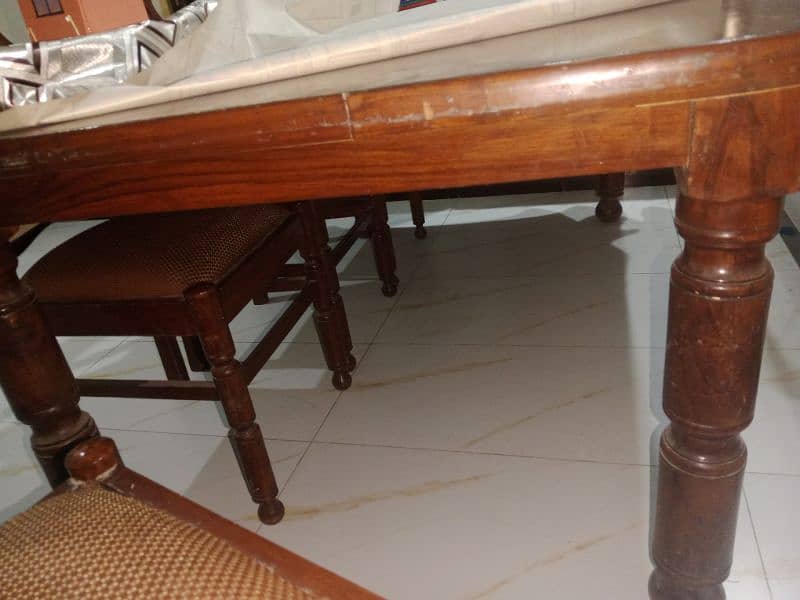 solid wood Chairs and Dining Table 1