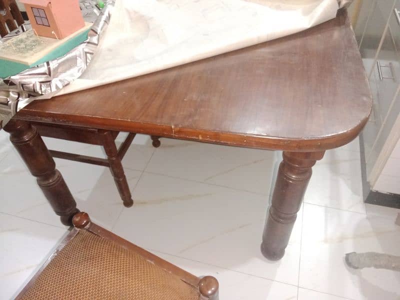 solid wood Chairs and Dining Table 2