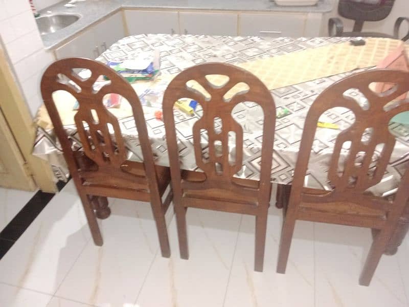 solid wood Chairs and Dining Table 5