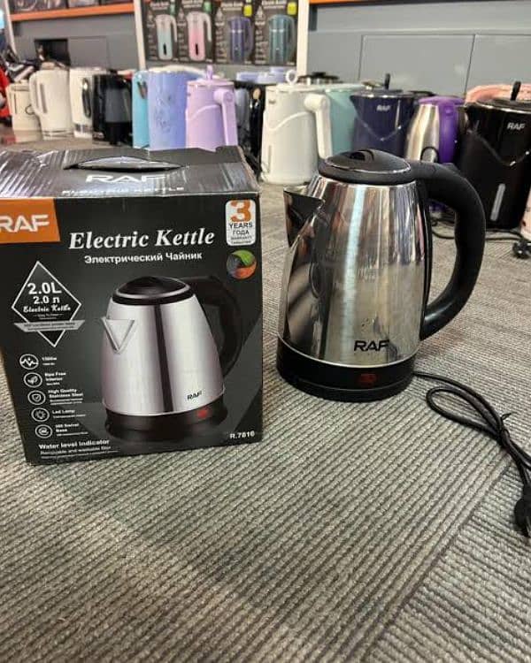 Automatic Electric Kettle 2Liter  – Stainless Steel & Cordless. 1