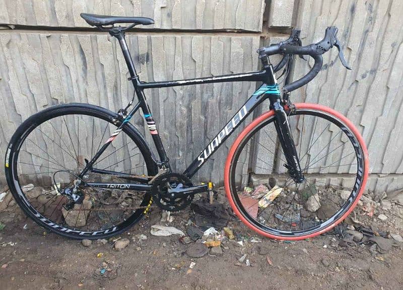 sunpeed road bike for sale light weight 53 cm wheel  size 700 0