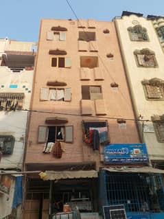 Flat For Sale 100sq Yard In Main Road Allah Wala Town Korangi Crossing