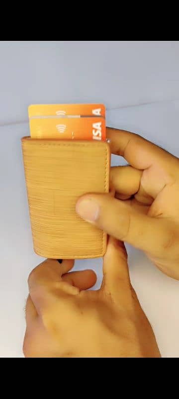 Card holder with cash pocket 2