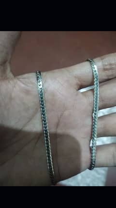 925 silver chandi chain men