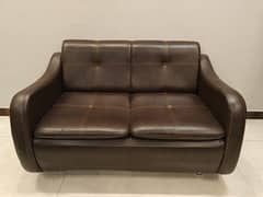 2 Seater Leather Sofa