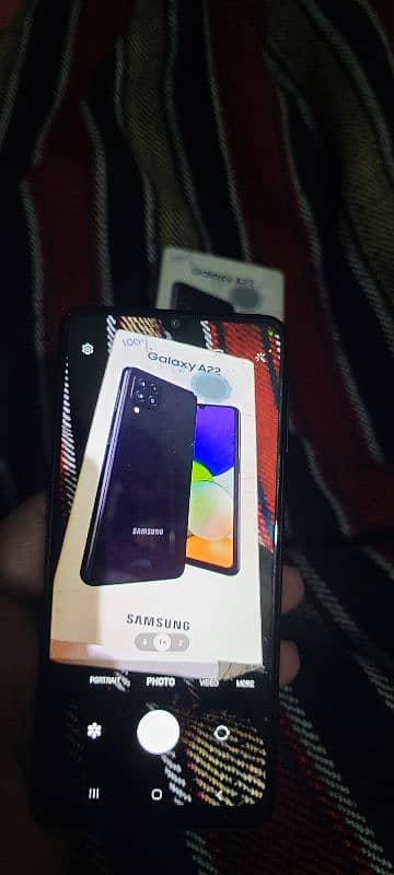 Samsung A22 128gb With Box nd Cable Super AmoledDisplay No Open Repear 12