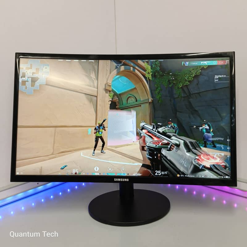 Samsung 24inch FHD 1080p 60Hz AMD FreeSync Gaming Curved Monitor 1