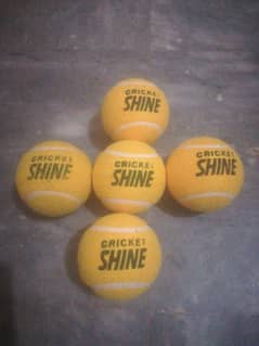 cricket shine. tennis ball