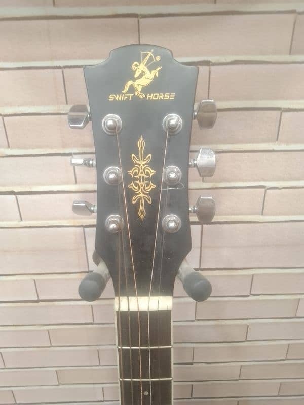 swift horse 41inch jumbo acoustic guitar good condition 3