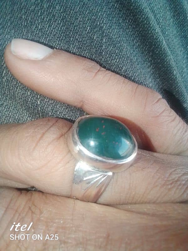 BLOODSTONE IN SILVER 4