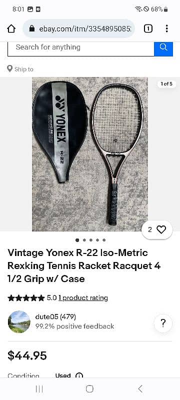 yonex tennis rackets 5