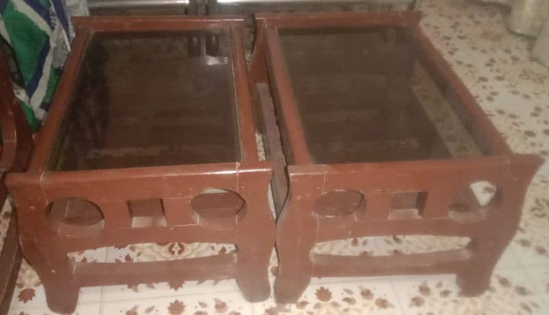 3 PC Wood Center Table Set 3