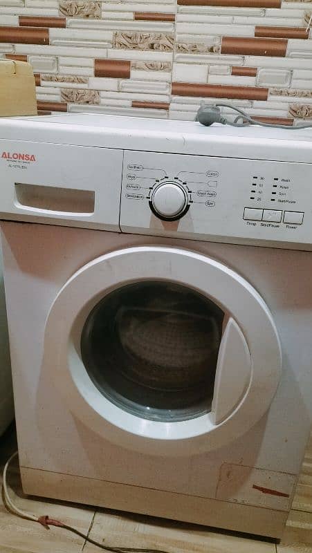 6kg Front Load fully automatic washing machine 0