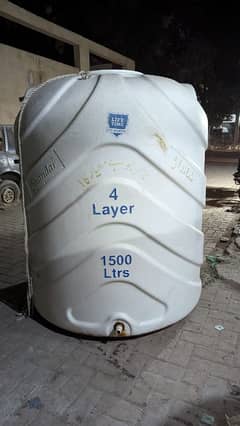 Water tank Roof top for sale. Contact no: 03479686298