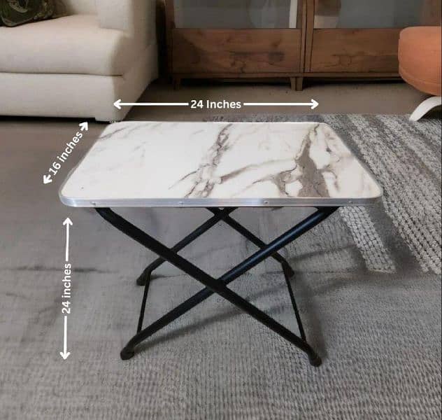 Coffee table/Laptop table/School table/Iron table/Foldable table. 18