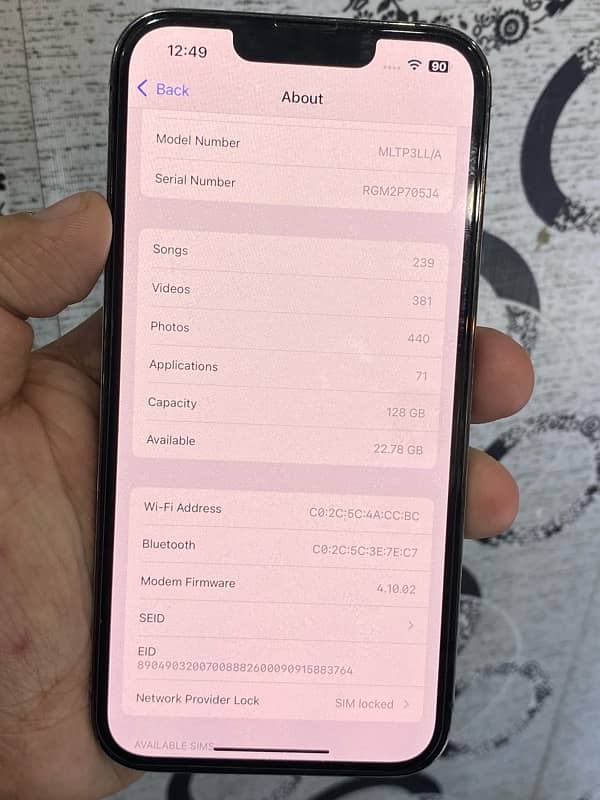 iPhone 13 pro [128 GB] Non PTA 5