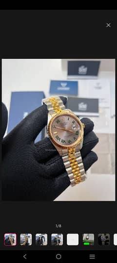 Cadisen Datejust Roman Gold l