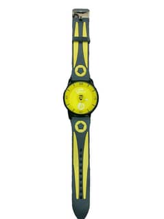 yellow and black fresh watch