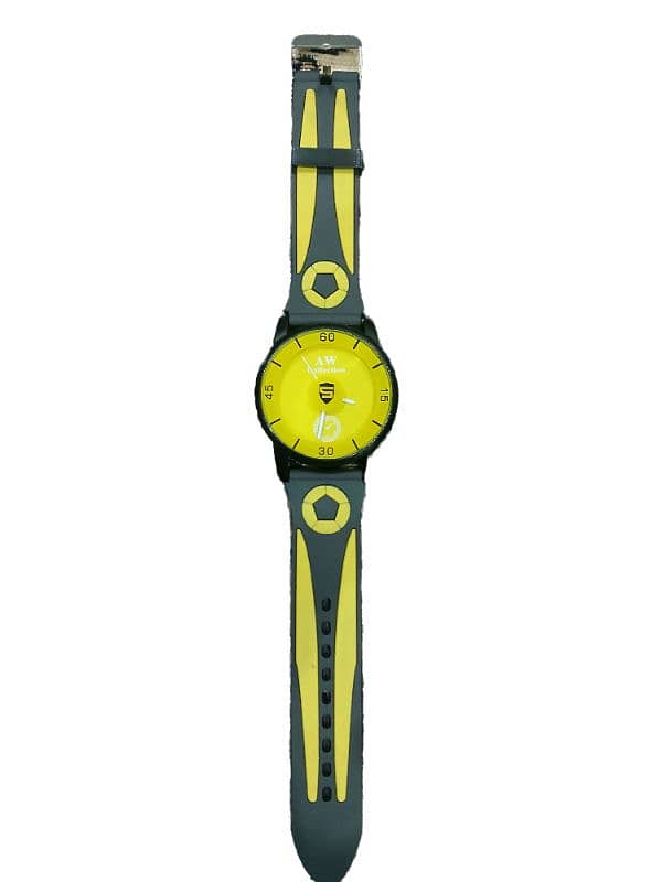 yellow and black fresh watch 0