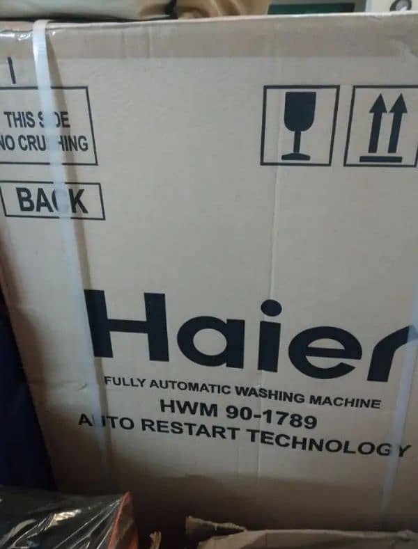 Haier Fully Automatic 9-Kg Pillow Drum Washing Machine For Sale 0