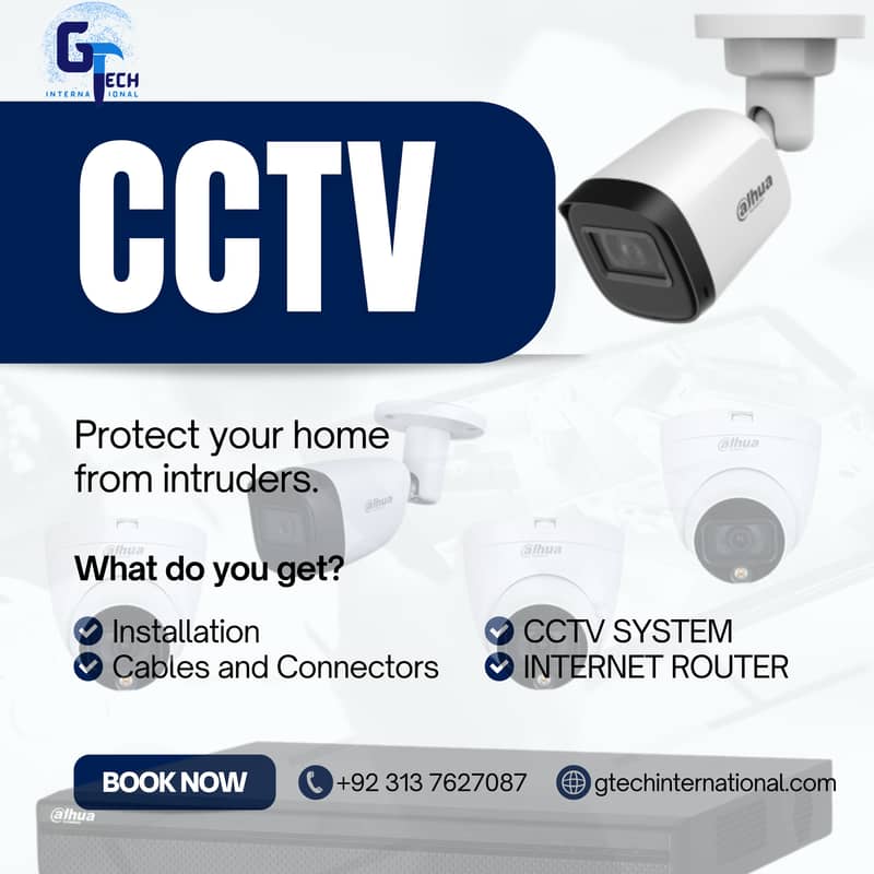 4PC CCTV CAMERAS HD 1080 RESOLUTION 0