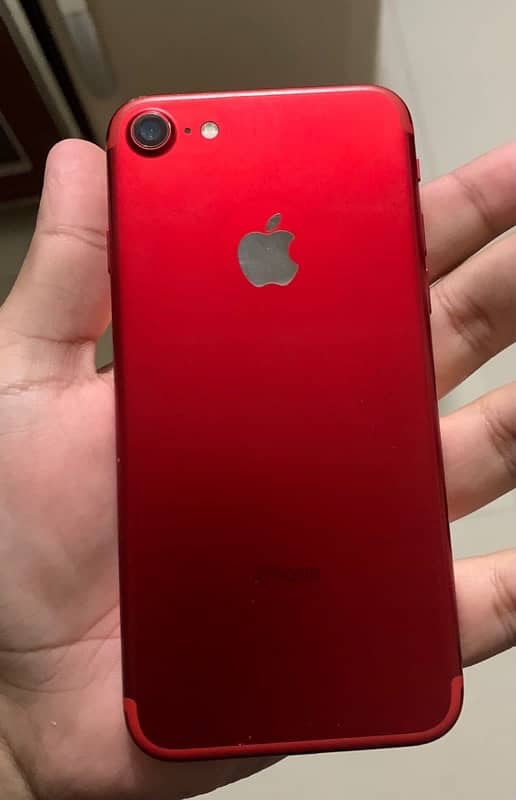 I phone 7 PTA approved  128 GB Red color 0