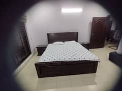 king size bed with dressing table & Side TABLE