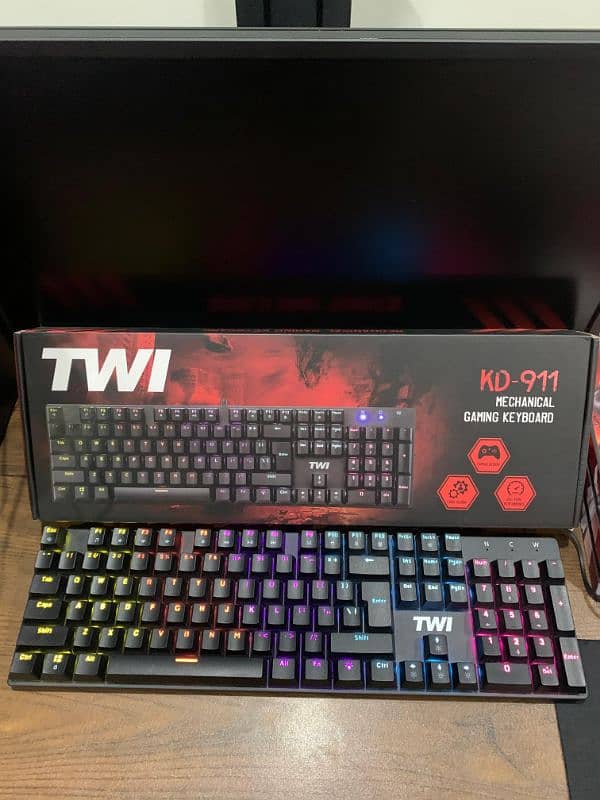 Mechanical Keyboard TWI-KD 911 Urgent Blue Switches 0