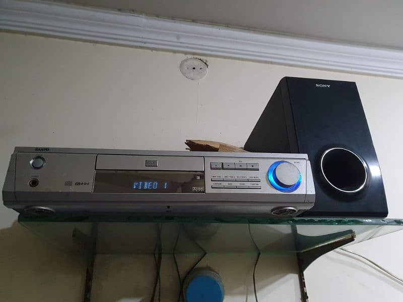 Sony Home Theatre with Sanyo DVD player Amplifier 5.1 1