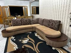 5 Seater L Shape Sofa with Cushions