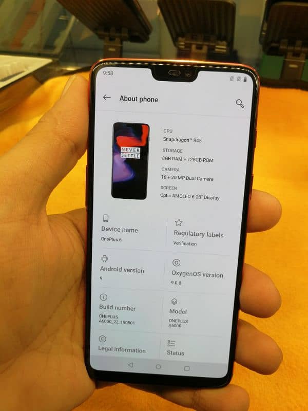 Oneplus 6 8/128 8