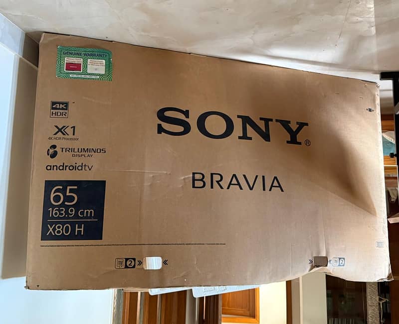 Sony Bravia LED TV 65 inch Like New 65X8000H 9