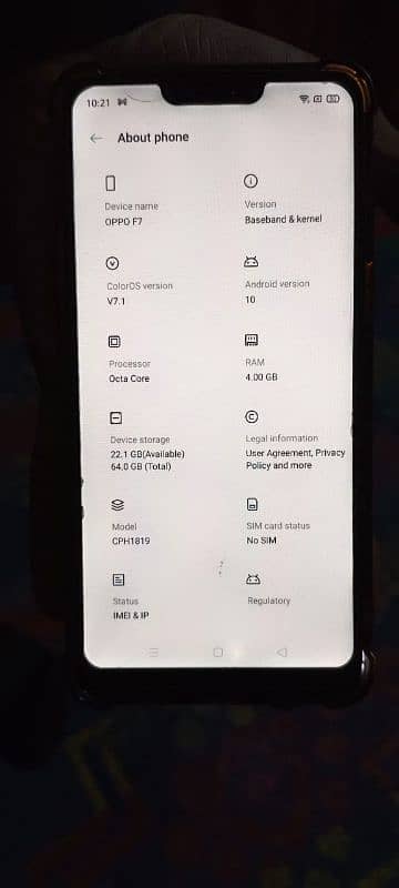 Oppo f7 4/64 0