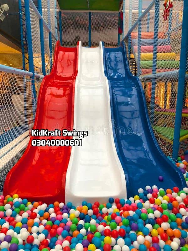 kids Slide/Swings/Kids rides/jhula/Spring rider/jungle gym/Trampoline 6