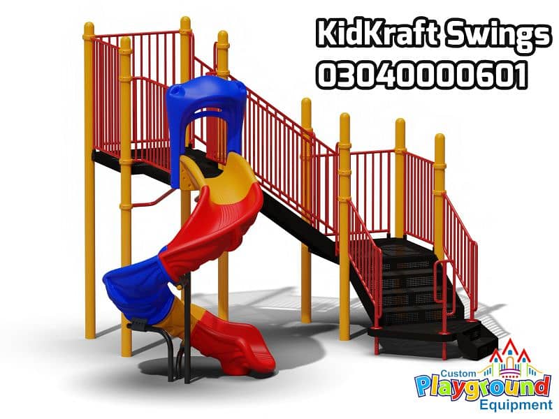 kids Slide/Swings/Kids rides/jhula/Spring rider/jungle gym/Trampoline 10