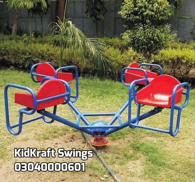 kids Slide/Swings/Kids rides/jhula/Spring rider/jungle gym/Trampoline 12