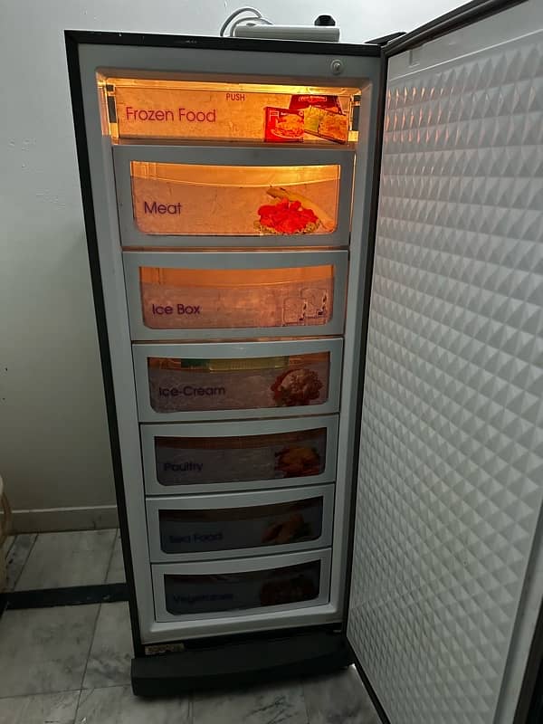 Dawlance Vertical Freezer with drawers 2